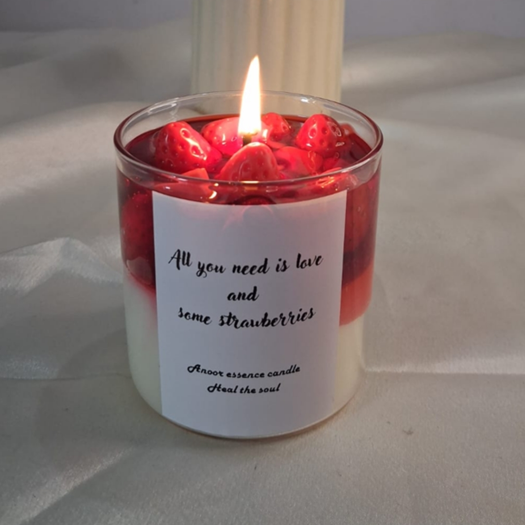 Strawberry Candle